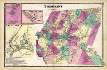 Tompkins, Teedville,  Hales Eddy, Cannonsville, Delaware County 1869